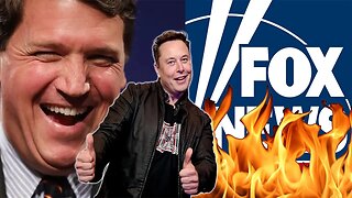 Tucker Carlson is teaming up with Elon Musk to completely DESTROY Fox news FOREVER and BURN IT down?