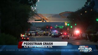 Police investigate deadly crash involving a pedestrian on Ajo at Forgeus Avenue