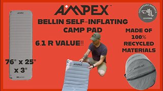 AMPEX Self-Inflating Sleeping Pad: The Ultimate Eco-Friendly Outdoor Sleep Solution!