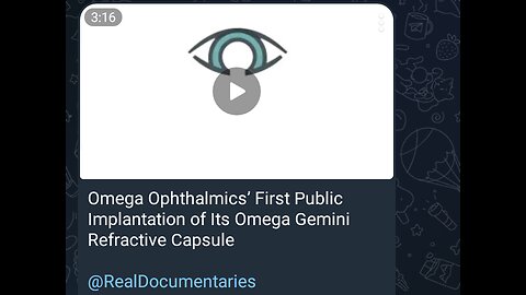 Documentary: Omega Opthalmics Implant Capsule