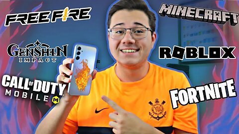 GALAXY A34 5G RODA JOGO BEM? TRAVOU NOS JOGOS PESADOS?🔥 | Teste de Desempenho em 9 Jogos