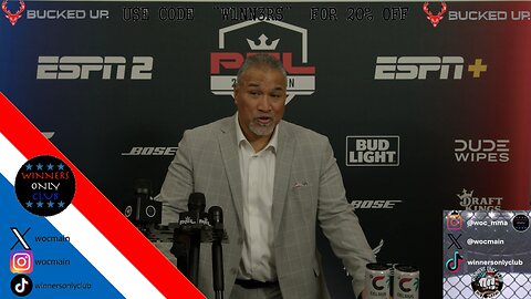 Ray Sefo Takes The Stage After PFL Sioux Falls