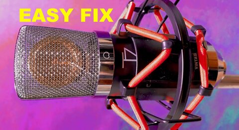 MOD YOUR MICROPHONE SHOCK MOUNT EASY FIX/ THE AUDIO MASTER SHOW