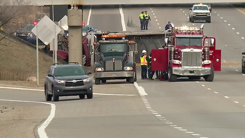 Southbound M-10 closed at Telegraph due to a deadly crash involving semi