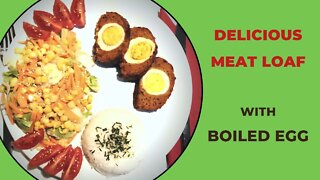 A HUNGARIAN IN HUNGARY - DELICIOUS MEAT LOAF WITH HOILED EGG, EASY TO MAKE