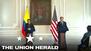 Secretary of State Blinken and Colombian President Petro Hold a Joint Press Conference in Bogota