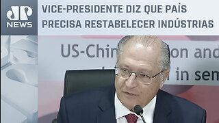 Alckmin afirma que Brasil sofreu desindustrialização ‘acentuada e precoce’ nas últimas décadas