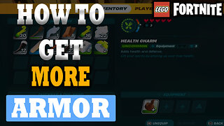 How To Get More Armor In LEGO Fortnite