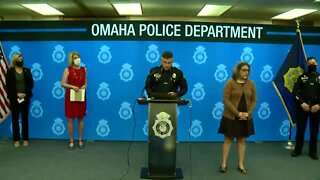 Local officials hold press conference in response to Saturday protests