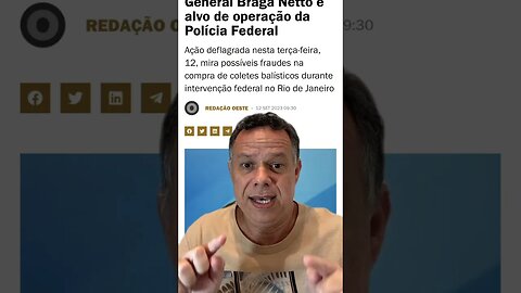 Ex-ministro Braga Netto tem sigilo telefônico quebrado em operação da PF #shortsvideo