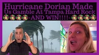 💥Hurricane Dorian Trip/Hard Rock Tampa Wins!💥