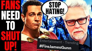 Fans Need To SHUT UP! | Shazam Star Zachary Levi DEFENDS James Gunn After DC Reboot BACKLASH