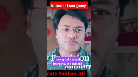 Concept of National Emergency in India| Article 352| #upsc