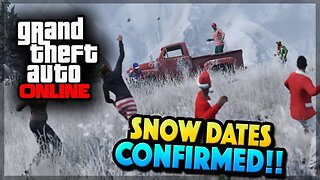 GTA 5 Online Christmas DLC Update - Snow Dates Confirmed! (GTA 5 Gameplay)