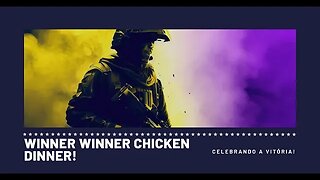 Vitória Saborosa: Deliciando-se com o Chicken Dinner no PUBG