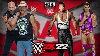 WWE 2K22: Degeneration X Vs. The nWo - Tag Team Match (PC) - [4K60FPS] - Epic Gameplay!