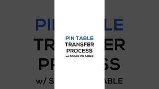 LEAN Manufacturing Products - Pin Table Transfer w/ Single Pin Table