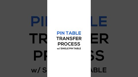 LEAN Manufacturing Products - Pin Table Transfer w/ Single Pin Table