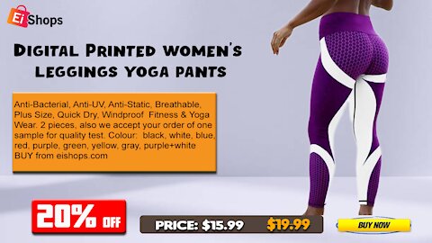 Digital Printed women's leggings yoga pants | women's leggings yoga pants on eishops