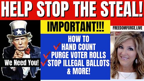 STOP THE STEAL! Election Integrity Livestream 4-4-24