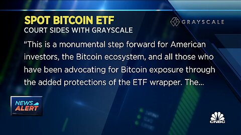 Court Finds SEC was WRONG to deny Grayscale's Bitcoin Spot ETF! Bitcoin jumps up $2k in an Hour! ✊🪙