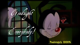 Paulstretch Yakko Warner "Goodnight Everybody!" [1000%]
