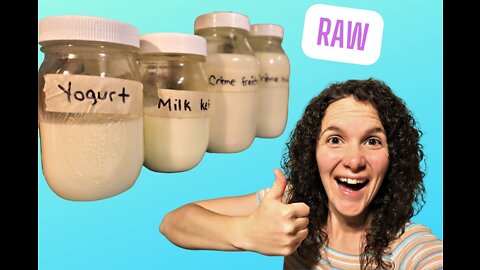 Make Your Own RAW MILK DAIRY at HOME with Cultures for Health & Positively Probiotic CULTURES