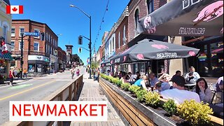 NEWMARKET Downtown Walk - Events on Main Street - 4K🇨🇦 Canada travel vlogs