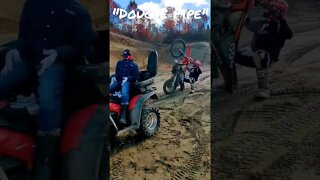 Dirt Bike fails with "Douche Pipe"🙈 slow wheelie falling over in sand😝 not to bad😜 Yesssssir!!🤪✊