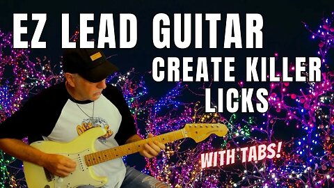 EZ Lead Guitar Licks Learn To Jam n RIP Solos with Scales Arpeggios TABS