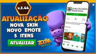 NOVA ATUALIZAÇÃO 3.44 | 5º SLOT DE ITEM E NOVA SKIN DO PAOLO ZOOBA