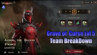 ⭐⭐⭐Team Breakdown for Grave of Curse Lvl 5! FARM EPIC GEAR! F2P Composition and Build Guide ⭐⭐⭐