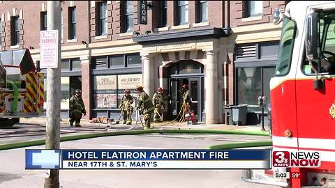 Hotel Flatiron fire contained to one apartment