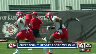 Chiefs begin rookie mini camp