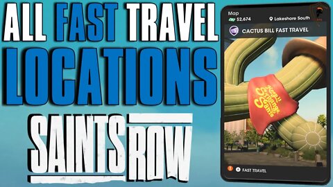 Saints Row - How to Unlock All the Fast Travel Locations