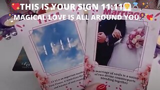 💖THIS IS YOUR SIGN 11:11👰💍🪄MAGICAL LOVE IS ALL AROUND YOU🪄💘COLLECTIVE LOVE TAROT READING ✨