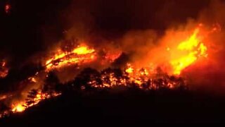 Imagens impressionantes dos incêndios florestais na Itália