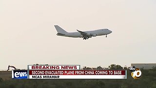 Second evacuated plane from China coming to MCAS Miramar