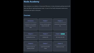 Node Academy: Chapter 4 - Installing and Configuring LND & TOR
