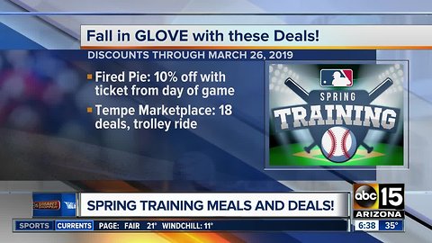 Spring Training meals and deals
