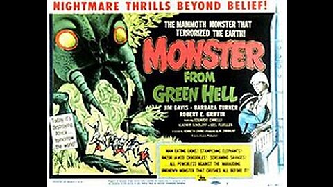 Flesh-eating Atomic Wasp! Monster from Green Hell 1957 Horror, Sci Fi Colorized Full Movie