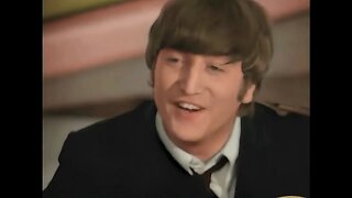 The Beatles - If I Fell (scene from AHDN) [COLORIZED]