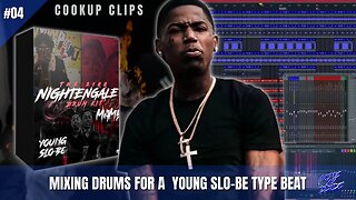 Mixing Drums For a Young Slobe Type Beat | FL Studio Mixing