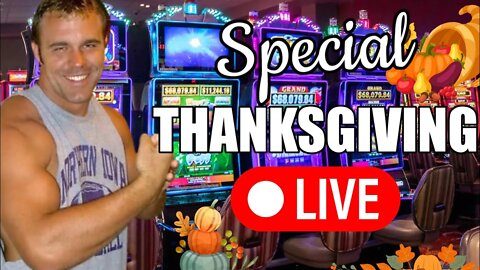 🔴HAPPY THANKSGIVING! MORNINGS ARE THE BEST TO PLAY SLOTS - I LOST COUNT ON THE NUMBER OF JACKPOTS!