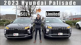 2023 Hyundai Palisade Comparison SEL vs Limited // three-row SUV