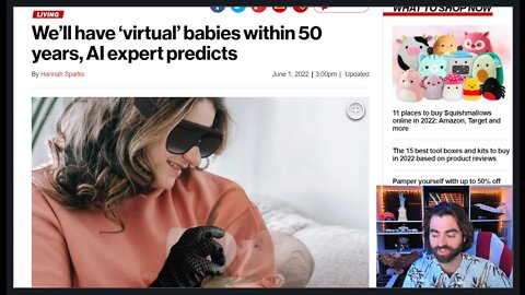 'Virtual' Babies In The Future, Says Terrible Book-Saleswoman & 'AI' Author