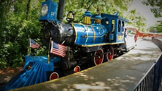 train ride at Kings Island - full ride (Labor Day 2022)