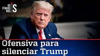 Redes sociais censuram Donald Trump