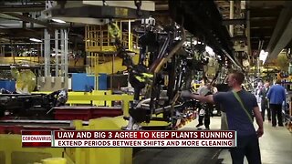 UAW and BIG 3 agree to keep plants running