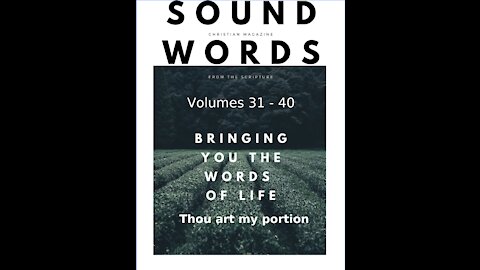 Sound Words, Thou Art My Portion